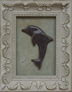 Fired Clay - Dolphin | Margo Marlow Art