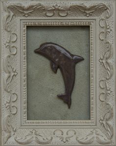 Fired Clay Dolphin | Margo Marlow Art