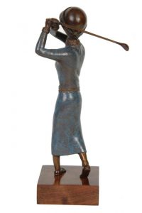 Bronze Female Golfer Statue | Margo Marlow