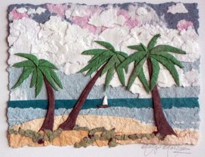 Cotton Rag Sea Scrapes | Margo Marlow Art