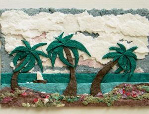 Cotton Rag Sea Scrapes | Margo Marlow Art