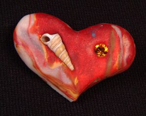 Red Heart Pins | Margo Marlow Art